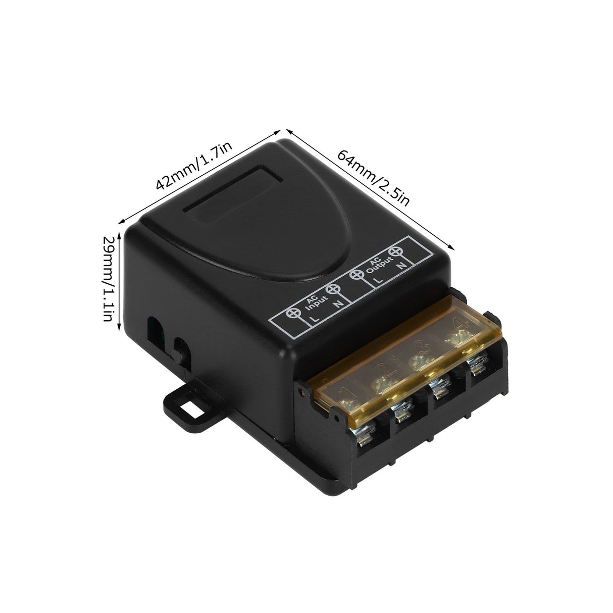 KR2201B‑4 220V High Power Remote Controller Relay 433Mhz for Water Pump Motor