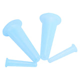 4Pcs Silicone Massage Cup Moisture Absorption Jar Face Cupping Cup Body Health CareBlue 2 Large 2 Small
