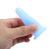 4Pcs Silicone Massage Cup Moisture Absorption Jar Face Cupping Cup Body Health CareBlue 2 Large 2 Small