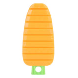 Carrot Shape Vegetable Brush Potato Scrubbing Brush Fruit Cleaner Kitchen ScrubberOrange - Extra Image