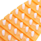 Carrot Shape Vegetable Brush Potato Scrubbing Brush Fruit Cleaner Kitchen ScrubberOrange - Extra Image