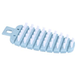 Carrot Shape Vegetable Brush Potato Scrubbing Brush Fruit Cleaner Kitchen ScrubberBlue - Side View