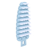 Carrot Shape Vegetable Brush Potato Scrubbing Brush Fruit Cleaner Kitchen ScrubberBlue