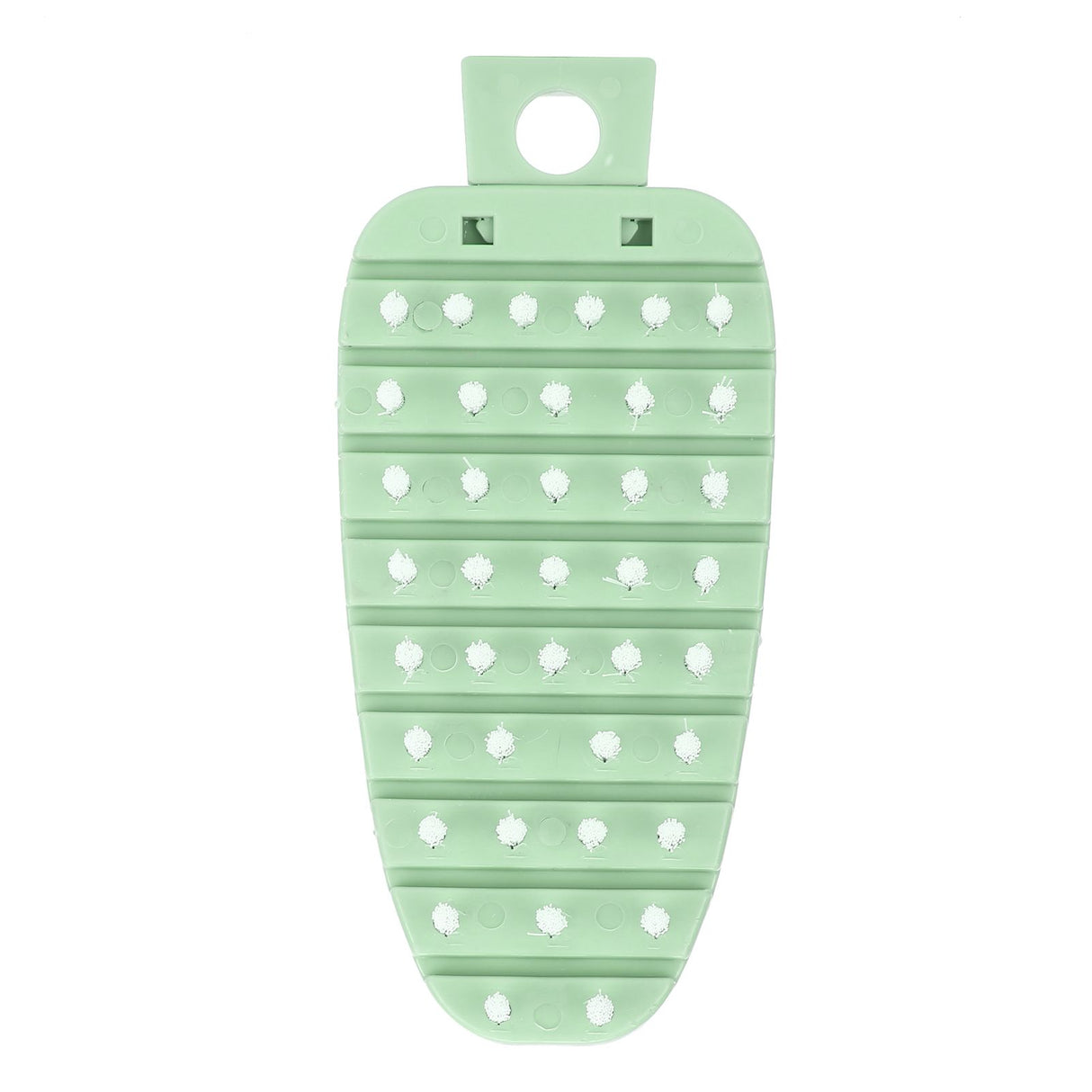 Carrot Shape Vegetable Brush Potato Scrubbing Brush Fruit Cleaner Kitchen ScrubberGreen
