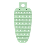 Carrot Shape Vegetable Brush Potato Scrubbing Brush Fruit Cleaner Kitchen ScrubberGreen