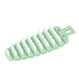 Carrot Shape Vegetable Brush Potato Scrubbing Brush Fruit Cleaner Kitchen ScrubberGreen - Side View