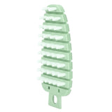 Carrot Shape Vegetable Brush Potato Scrubbing Brush Fruit Cleaner Kitchen ScrubberGreen - Top-Down View