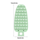 Carrot Shape Vegetable Brush Potato Scrubbing Brush Fruit Cleaner Kitchen ScrubberGreen - Extra Image