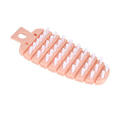 Carrot Shape Vegetable Brush Potato Scrubbing Brush Fruit Cleaner Kitchen ScrubberPink