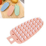 Carrot Shape Vegetable Brush Potato Scrubbing Brush Fruit Cleaner Kitchen ScrubberPink