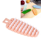 Carrot Shape Vegetable Brush Potato Scrubbing Brush Fruit Cleaner Kitchen ScrubberPink