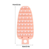 Carrot Shape Vegetable Brush Potato Scrubbing Brush Fruit Cleaner Kitchen ScrubberPink - Extra Image
