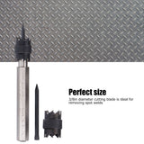 13Pcs Spot Weld Cutter Set 3/8in Spot Weld Cutter Remover Drill Bits Tool with Replacement Blade - Extra Image