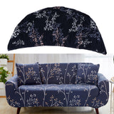 Modern Sofa Cover Elastic Sofa Protector Stretch Slipcover with Fixing Strips Parts2 Seater