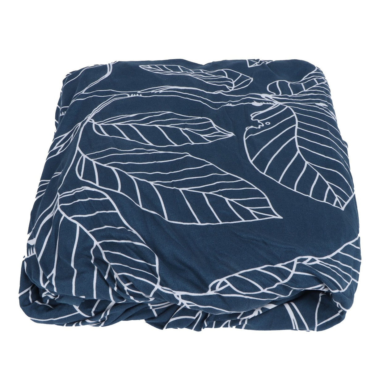 Blue Leaves Soft Elastic Sofa Cover Washable Sofa Slipcover Furniture Protector for Home2 Seater