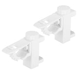 Curtain Rod Pole Holder Multipurpose Hanging Rod Clamp Hanger Organizer 1KG‑2KG Load Capacity - Side View