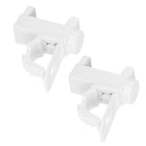 Curtain Rod Pole Holder Multipurpose Hanging Rod Clamp Hanger Organizer 1KG‑2KG Load Capacity - Close-Up Angle