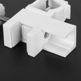 Curtain Rod Pole Holder Multipurpose Hanging Rod Clamp Hanger Organizer 1KG‑2KG Load Capacity