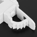 Curtain Rod Pole Holder Multipurpose Hanging Rod Clamp Hanger Organizer 1KG‑2KG Load Capacity - Extra Image