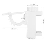 Curtain Rod Pole Holder Multipurpose Hanging Rod Clamp Hanger Organizer 1KG‑2KG Load Capacity - Extra Image