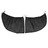 2Pcs Car Sun Shade UV Protection Anti Mosquito Car Rear Side Window Mesh Screens(For Sedan ) - Side View