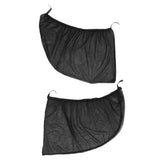 2Pcs Car Sun Shade UV Protection Anti Mosquito Car Rear Side Window Mesh Screens(For Sedan )