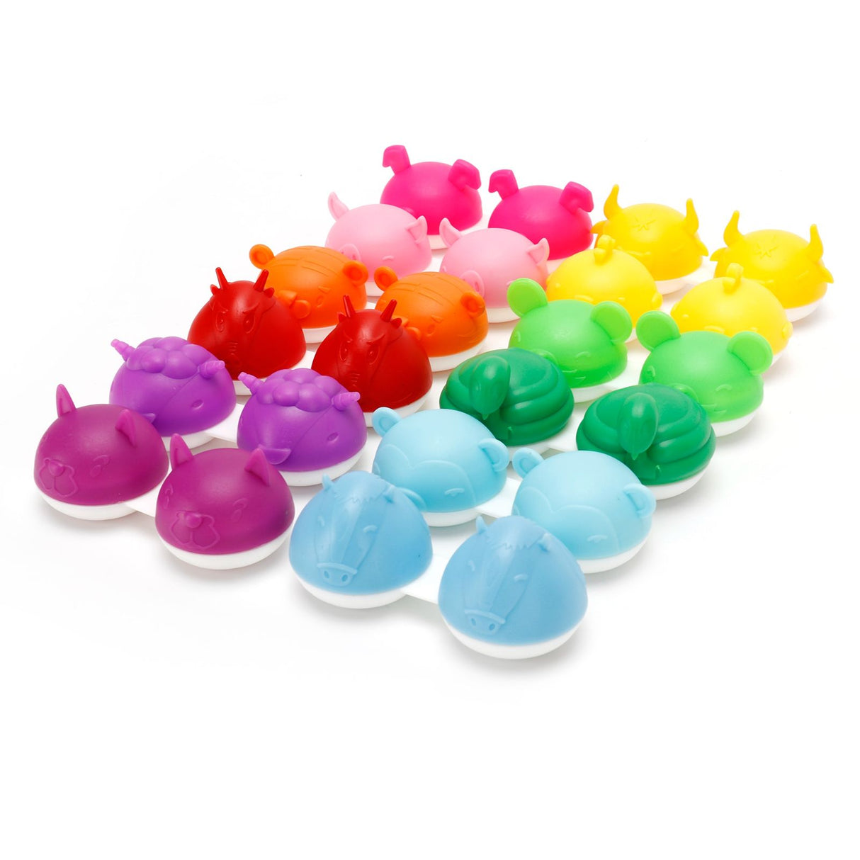 Cute Contact Lens Case Portable Cosmetic Contact Lenses Container Holder Box Storage Kit