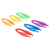 6Pcs Tweezers Outdoor Exploration Observation Catch Clip Children's Educational Toys - 45-Degree Angle