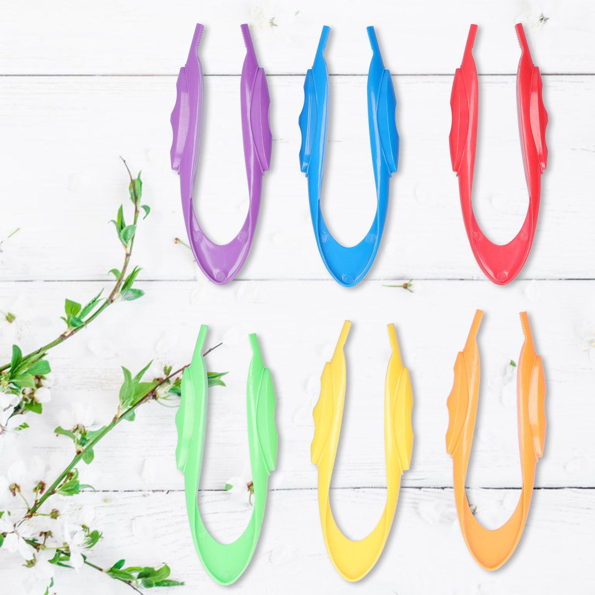 6Pcs Tweezers Outdoor Exploration Observation Catch Clip Children's Educational Toys