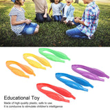 6Pcs Tweezers Outdoor Exploration Observation Catch Clip Children's Educational Toys