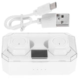 Binaural Bluetooth Headphones Portable Bluetooth Headset Earphones for Driving UseWhite