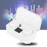 Binaural Bluetooth Headphones Portable Bluetooth Headset Earphones for Driving UseWhite - Extra Image