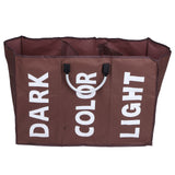 Laundry Basket Household Foldable Waterproof Clothes Storage Bag Organizer Coffee