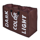 Laundry Basket Household Foldable Waterproof Clothes Storage Bag Organizer Coffee