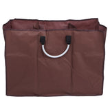 Laundry Basket Household Foldable Waterproof Clothes Storage Bag Organizer Coffee - 45-Degree Angle