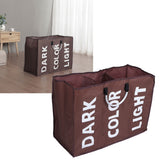 Laundry Basket Household Foldable Waterproof Clothes Storage Bag Organizer Coffee - Extra Image