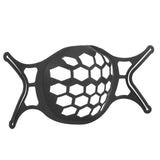 Mouth Muffle Bracket Reusable Washable Breathing Mouth Muffle Support Frame AccessoryBlack