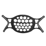 Mouth Muffle Bracket Reusable Washable Breathing Mouth Muffle Support Frame AccessoryBlack - 45-Degree Angle