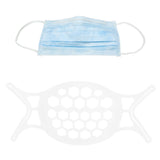 Mouth Muffle Bracket Reusable Washable Breathing Mouth Muffle Support Frame AccessoryWhite - Extra Image