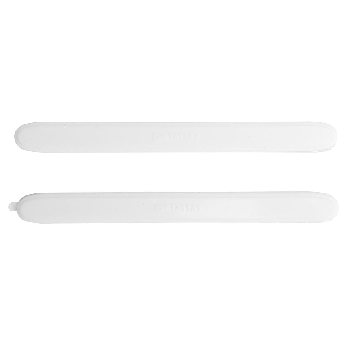 2Pcs Car Door Edge Guard Anti Collision Buffer Trim Cover Protector Accessory White