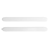 2Pcs Car Door Edge Guard Anti Collision Buffer Trim Cover Protector Accessory White