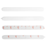 2Pcs Car Door Edge Guard Anti Collision Buffer Trim Cover Protector Accessory White