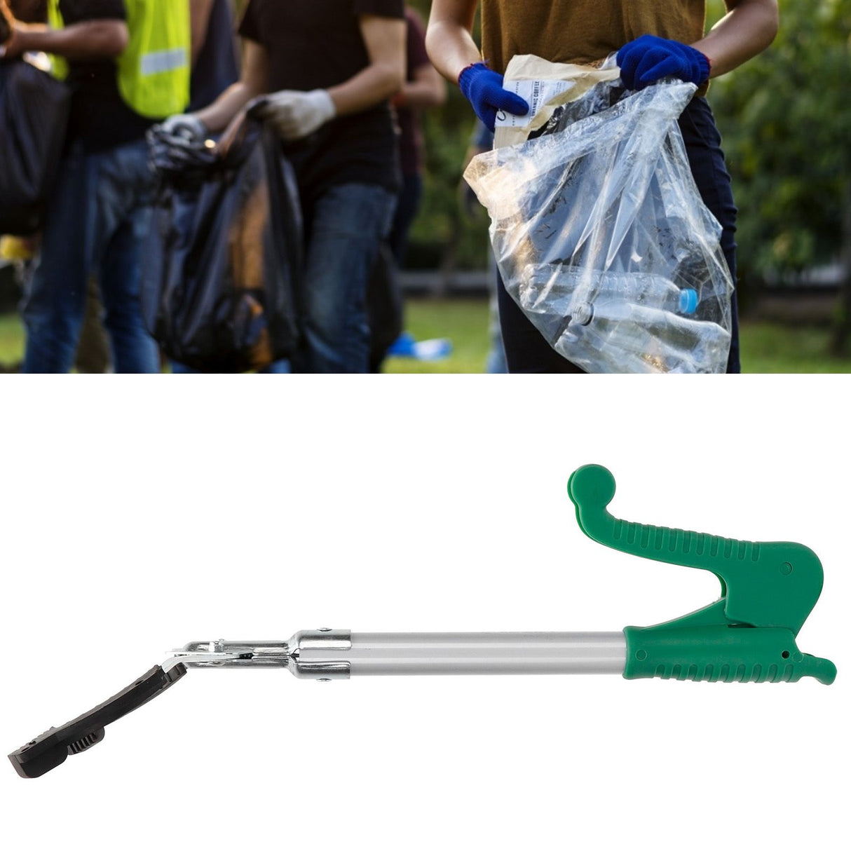 Trash Picker Pick Up Tools Garbage Reacher Grabber Picking Tool Garden Supplies