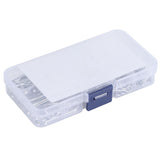 100Pcs R Cotter Pins Tractor Pin Clips with Plastic Box Assortment Kit Fastener Clip Set