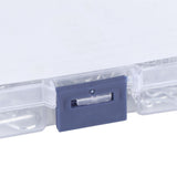 100Pcs R Cotter Pins Tractor Pin Clips with Plastic Box Assortment Kit Fastener Clip Set