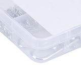 100Pcs R Cotter Pins Tractor Pin Clips with Plastic Box Assortment Kit Fastener Clip Set - Extra Image