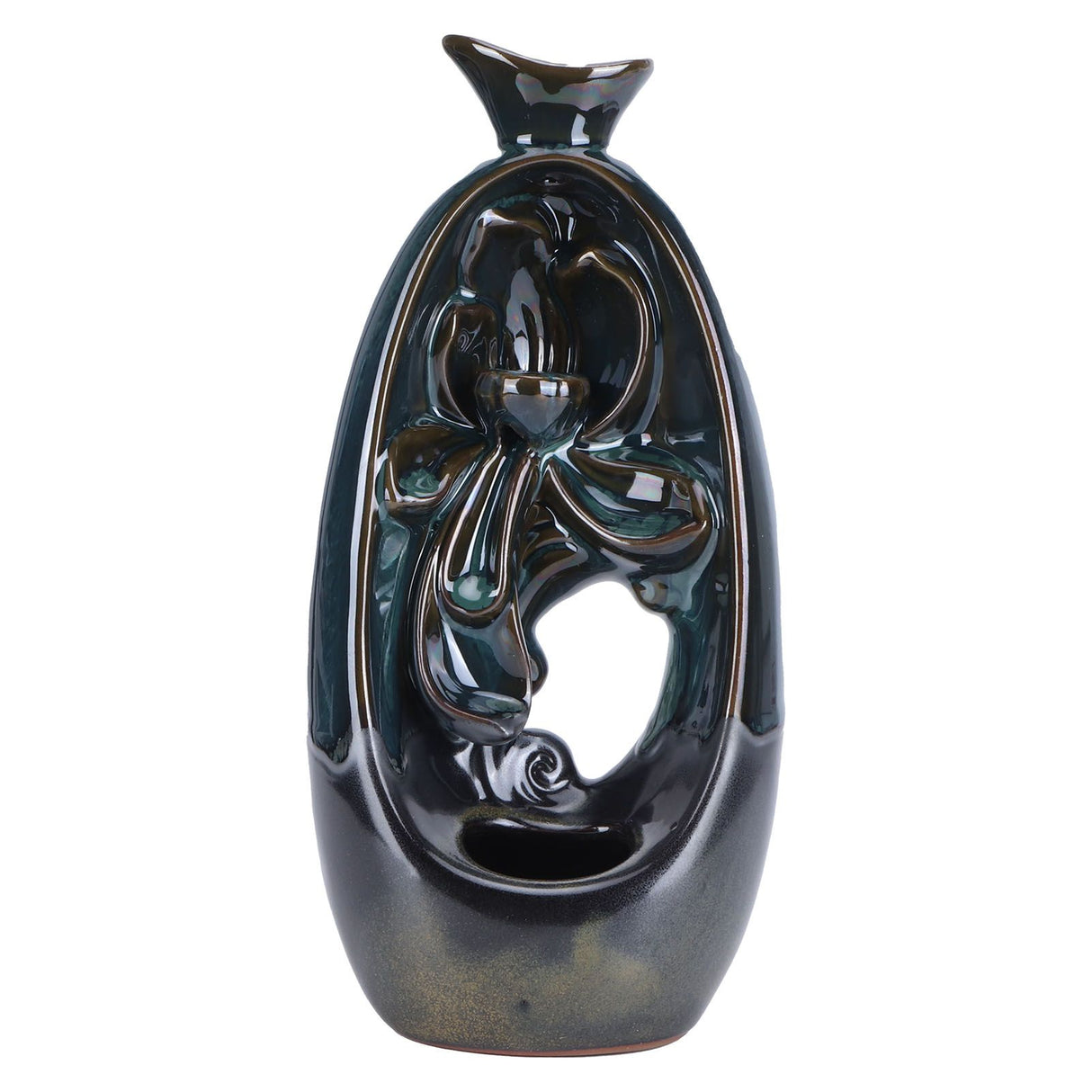 Incense Burner Ceramic Backflow Incense Holder for Teahouse Home Office Decoration