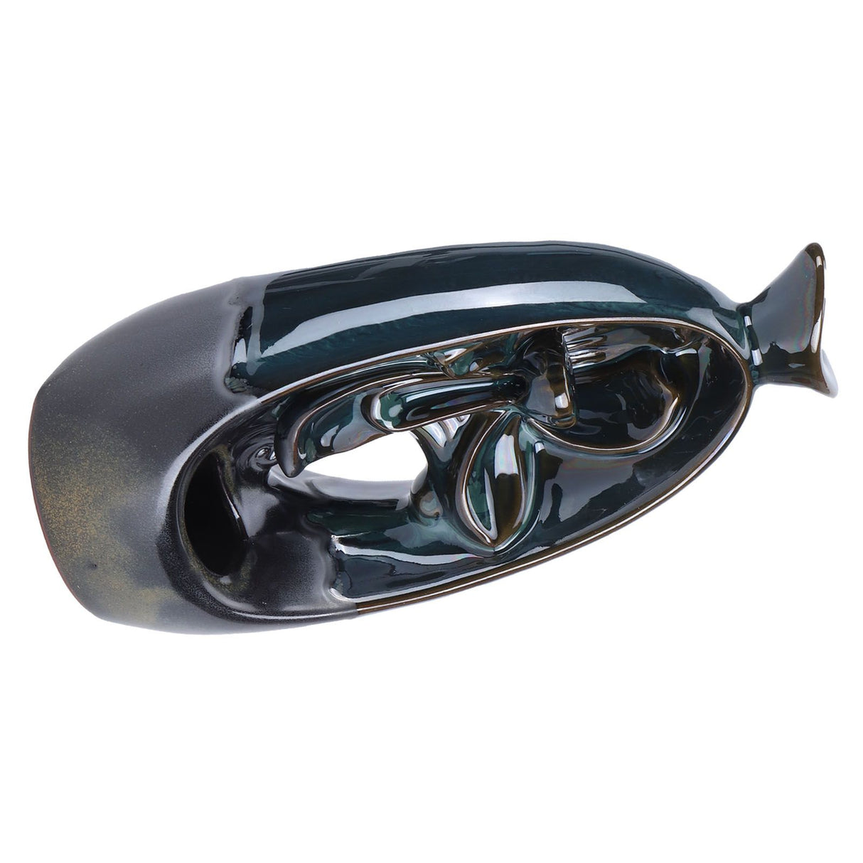 Incense Burner Ceramic Backflow Incense Holder for Teahouse Home Office Decoration