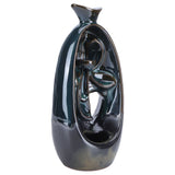 Incense Burner Ceramic Backflow Incense Holder for Teahouse Home Office Decoration - 45-Degree Angle