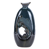 Incense Burner Ceramic Backflow Incense Holder for Teahouse Home Office Decoration - Close-Up Angle